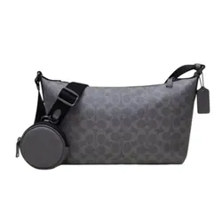 Túi Đeo Chéo Nam Coach&nbsp;Small Finn Crossbody Bag Màu Xám