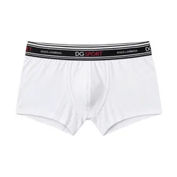 Quần Lót Nam Dolce & Gabbana White Spray With Black Strap M4F51J ON0GOH Màu Trắng Đen Size 4