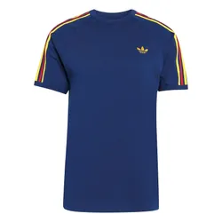Áo Thun Nam Adidas T-Shirt With 3 Stripes Dark Blue KC8642 Màu Xanh Đậm Size S