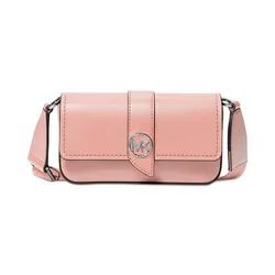 Túi Đeo Chéo Nữ Michael Kors MK Greenwich Extra-Small Sling Crossbody Bag 32S3SGRC1L Màu Hồng