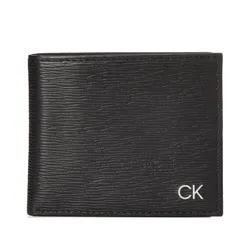 Ví Nam Calvin Klein CK Billfold With Coin Pocket Bifold Wallet 31CK130008 Màu Đen