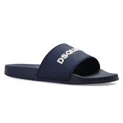 Dép Nam Dsquared2 Slides With Logo FSM0085 17208869 3085 Màu Xanh Navy Size 40