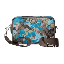 Túi Đeo Chéo Nam Gucci Small GG Crossbody Bag Phối Màu