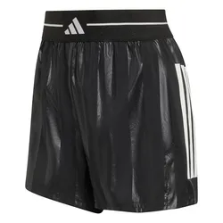Quần Short Nữ Adidas Hyperglam 3-Stripes Embossed Woven Shorts KD7025 Màu Đen Size 2XL