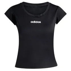 Áo Thun Nữ Adidas Baby Tee Hyperglam Black KC7676 T-Shirt Màu Đen Size XS