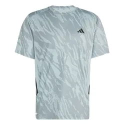 Áo Thun Nam Adidas Cool Intensity Training T-Shirt KQ7536 Màu Xanh Họa Tiết Size M