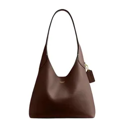 Túi Xách Nữ Coach Brooklyn Shoulder Bag 28 CU068 Brown Màu Nâu