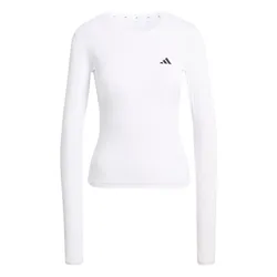 Áo Thun Dài Tay Nữ Adidas Prime Lift Essentials Contour Long-Sleeve Training T-Shirt KD2211 Màu Trắng Size XS