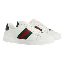 Giày Sneaker Nam Gucci Ace ‘White’ ‎757892-AACAG-9055 Màu Trắng Xanh Size 41