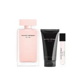 Set Nước Hoa Nữ Narciso Rodriguez For Her 3 Món (EDP 100ml + EDP Mini 10ml + Body Lotion 50ml)