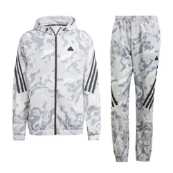 Bộ Quần Áo Nam Adidas Windbreaker IB6124 Màu Xám Size XS (Form Âu)