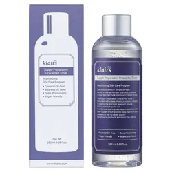 Nước Hoa Hồng Dưỡng Ẩm Mềm Da Dear Klairs Supple Preparation Unscented Toner 180ml