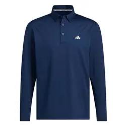 Áo Polo Dài Tay Nam Adidas Golf Long-Sleeve Polo Shirt JM7114 Màu Xanh Navy Size S (Form Á)