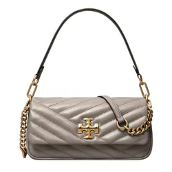 Túi Đeo Vai Nữ Tory Burch Small Kira Chevron Flap Shoulder Bag Màu Xám