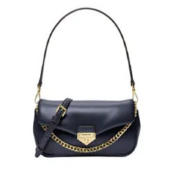 Túi Đeo Chéo Nữ Michael Kors MK Soho Small Convertible Crossbody Bag Màu Xanh Navy