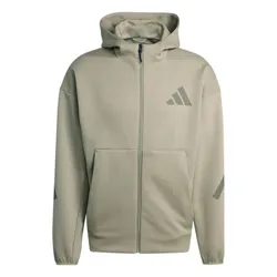 Áo Khoác Nam Adidas Z.N.E. Full-Zip Hooded Track Jacket KE4682 Màu Be Size M