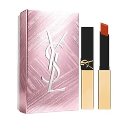 Set Son Yves Saint Laurent YSL The Slim 1936 Firey Era Màu Đỏ Cam Gạch + Hộp Quà YSL