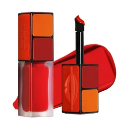 Son Kem Make Up For Ever Artist Liquid Color Multi-Use Lips & Cheeks 438 Steady Red Poppy Màu Đỏ Cam