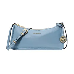 Túi Đeo Chéo Nữ Michael Kors MK Zadie Small Nylon Crossbody Bag 32S6G6ZC5C Màu Xanh Blue