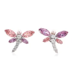 Khuyên Tai Nữ Swarovski Ariana Grande Crystal Dragonfly Earrings 5750495 Phối Màu