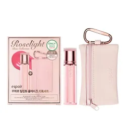 Set Son Dưỡng Môi Espoir Bare Glow Lip Balm 3g Pinch Rose + Túi Carabiner Pouch
