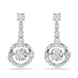 Khuyên Tai Nữ Swarovski Constella Drop Earrings 5738194 Màu Bạc