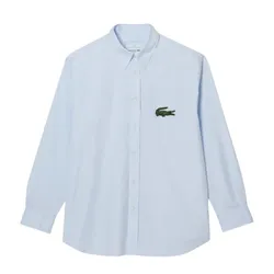 Áo Sơ Mi Nam Lacoste Men's Shirt CH6547 - GN2 Màu Xanh Nhạt Size XS