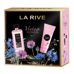Set Nước Hoa Nữ La Rive Vintage Flowers EDP 90ml + Sữa Tắm Shower Gel 100ml