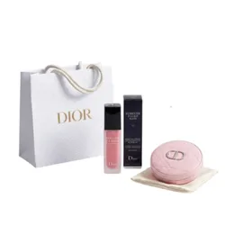 Set Phấn Má Dạng Kem Dior Forever Blush Soft Filter 05 Lily Màu Hồng Nude + Gương Mirror Beauty Pink