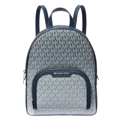 Balo Nữ Michael Kors&nbsp;MK Jaycee Medium Ombré Signature Logo Backpack 35R5S8TB8V Màu Xanh Đậm