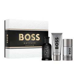 Set Nước Hoa Nam Hugo Boss Bottled 3 Món (Parfum 100ml + Gel Tắm 100ml + Lăn khử mùi 75ml)