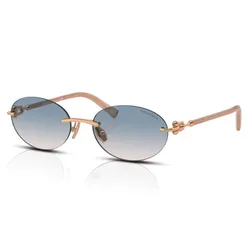 Kính Mát Nữ Tiffany & Co. Sunglasses 0TF3104D 621716 Màu Xanh/Nâu