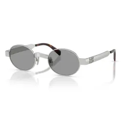 Kính Mát Unisex Miu Miu Sunglasses 0MU B51S 21M50Q Old Silver Grey Màu Xám Bạc