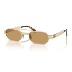 Kính Mát Unisex Miu Miu Sunglasses 0MU B52S 22M10Y Ancient Gold Brown Màu Nâu Vàng