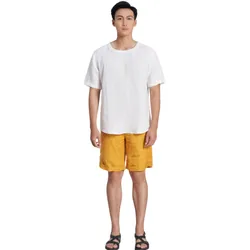 Quần Short Nam F2 Fashion & Freedom Linen Holidays Vibes SN38-V-29-0323 Màu Vàng Size 29