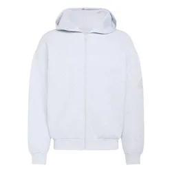 Áo Hoodie Nam Adidas Soft Lux Hoodie Full Zipper KU8001 Màu Xám Nhạt Size XS