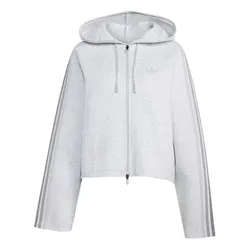 Áo Hoodie Nữ Adidas SST 2.0 Cropped KT4690 Màu Xám Nhạt&nbsp;Size M