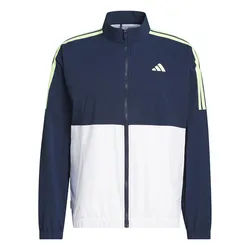 Áo Khoác Nam Adidas Beyond Twistweaver Windbreaker With Zipper KG9102 Màu Xanh Trắng Size M