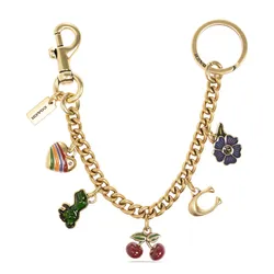 Móc Khóa Coach Charm Elora Keychain Phối Màu