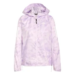 Áo Khoác Nữ Adidas Own The Run Patterned Overlay Jacket JL8702 Màu Tím Size XS
