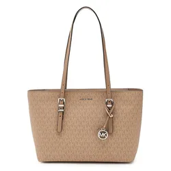 Túi Tote Nữ Michael Kors MK Quinn Large Pebbled Leather Tote Bag 30T5SQNT2V Màu Be