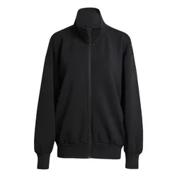 Áo Khoác Nữ Adidas Soft Lux Loose Fit Jacket With Full Body Zipper JM1658 Màu Đen Size S