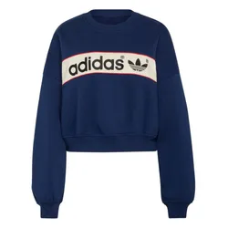 Áo Nỉ Sweater Nữ Adidas Crewneck Sweatshirt LD1649 Màu Xanh Navy Size 2XS
