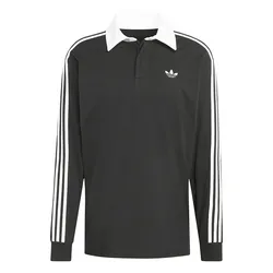 Áo Polo Dài Tay Nam Adidas 3 Stripes Rugby Longsleeve Polo KE3576 Màu Đen Size XL