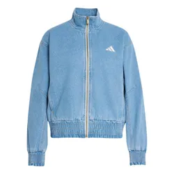 Áo Khoác Nữ Adidas Stadium Washed Denim Loose Fit Jacket KV0625 Màu Xanh Denim Size M