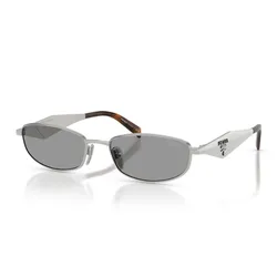 Kính Mát Nam Prada 0PR D51S 1BC50Q Sunglasses Silver Grey Màu Xám Bạc