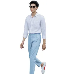 Quần Dài Nam F2 Fashion & Freedom Linen DN13-XM-29-0820 Màu Xanh Mint Size 29