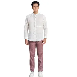 Quần Dài Nam F2 Fashion & Freedom Linen The New Cool DN16-HT-29-0820 Màu Hồng Tím Size 29