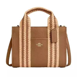Túi Tote Nữ Coach Smith Tote Bag 24- Redwood Multi CBG91 Màu Nâu Nhạt