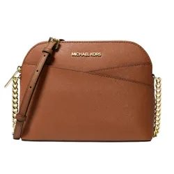 Túi Đeo Chéo Nữ Michael Kors MK&nbsp;Jet Set Travel Medium Dome Crossbody Bag 35F1GTVC6T Màu Nâu